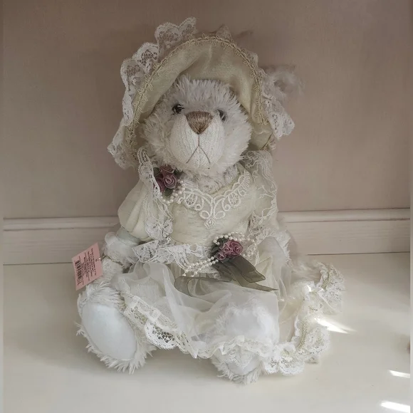 Show-Stoppers "Peppermint " teddy bear doll plush stuffed w/tag 17" - Picture 3 of 11